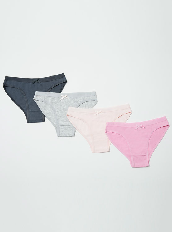 PACK X4 CALZÓN BIKINI NIÑA PALMERS