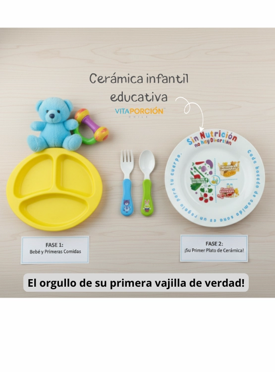 PACK BARIATRICA Y FAMILIA VITA PORCION™ | PLATOS PARA CONTROL DE PORCIONES - 9