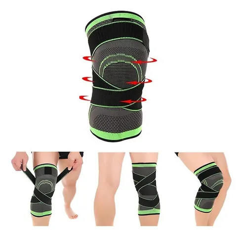 RODILLERA AJUSTABLE ALTA CALIDAD VERDE - 2