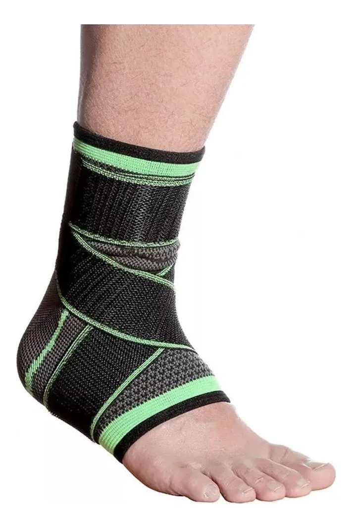 TOBILLERA COMPRESIÓN AJUSTABLE CON VELCRO TOBILLO ESGUINCE - 2