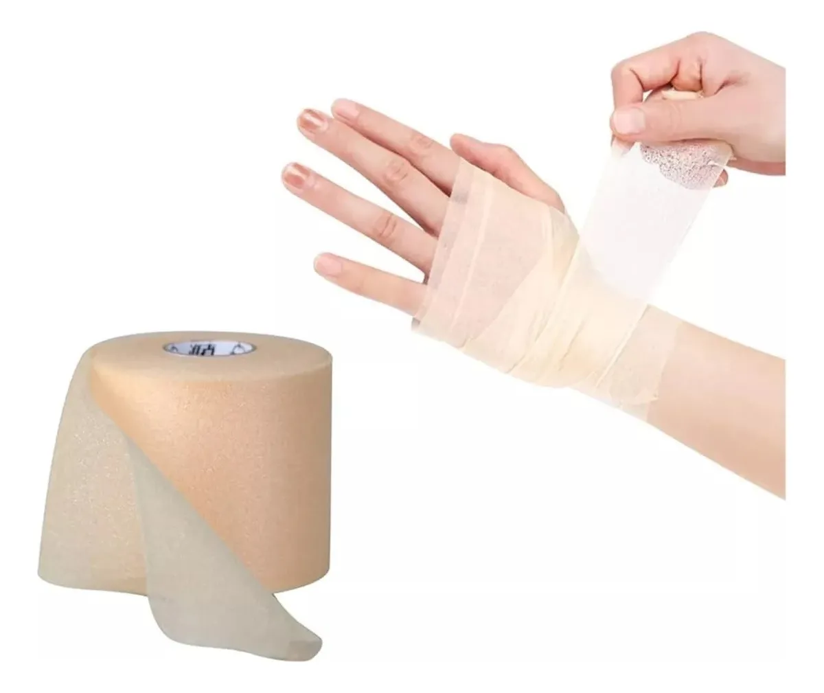 VENDA PRIMARIA PRE TAPE 7CM ANCHO X 28MTRS PRE VENDAJE UNID - 3