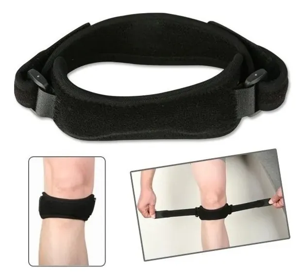 PACK 2 MENISQUERAS AJUSTABLE SOPORTE RODILLERA DEPORTIVA COLOR NEGRO TALLA UNICA - 2