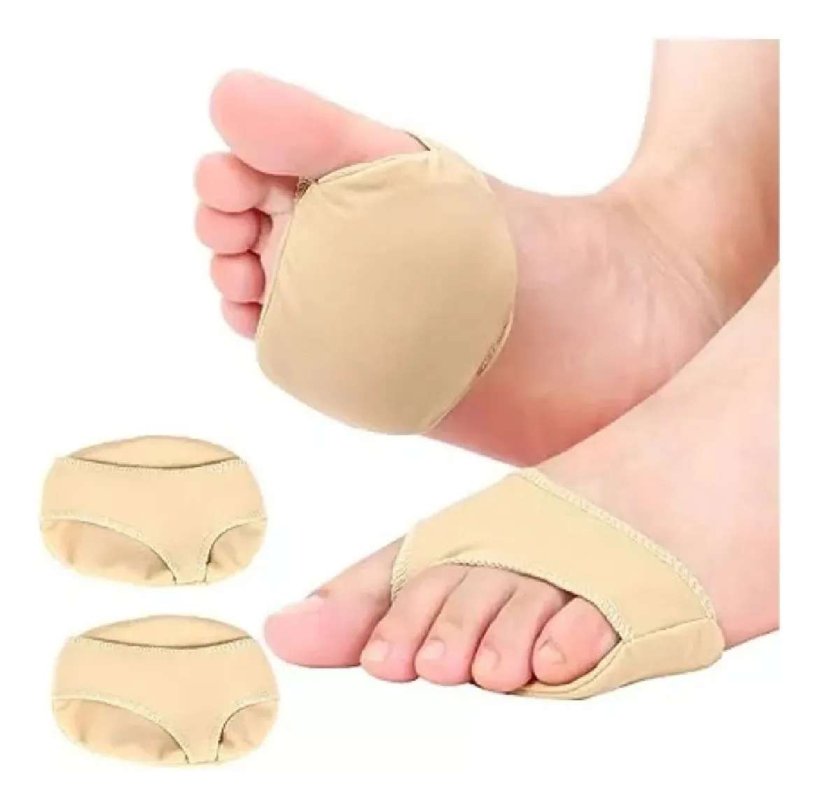 COJIN METATARSO ALMOHADILLA DE GEL CON SOPORTE DE TELA PAR - 1