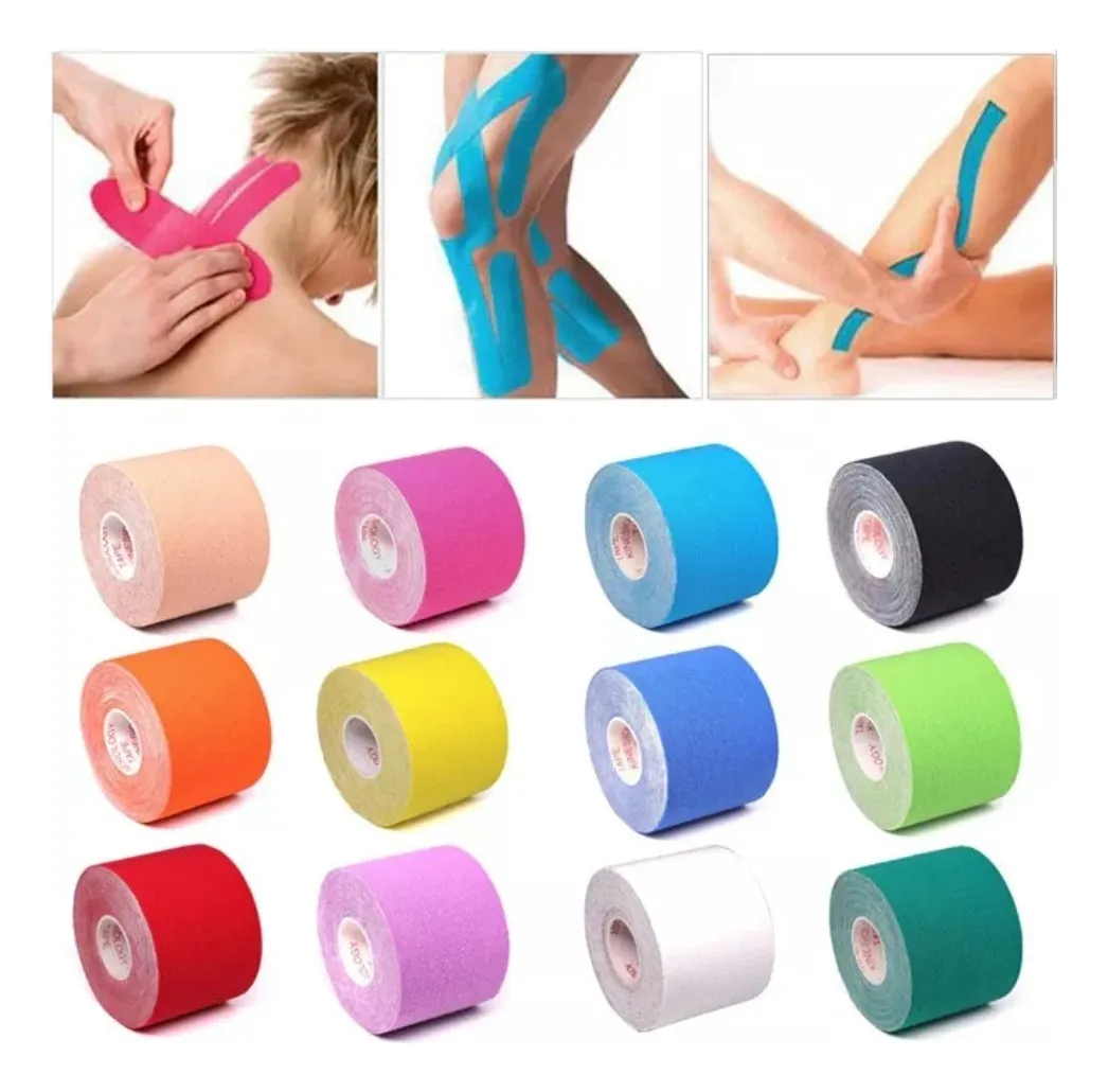 PACK 6 VEDAS TAPE CINTA KINESIOLOGICA KINESIOTAPE 5CM X 5MTR - 3
