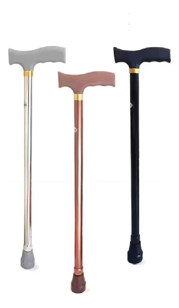 BASTÓN MULETA EN FORMA DE T LIVIANO REGULABLE 73-96CM - 1