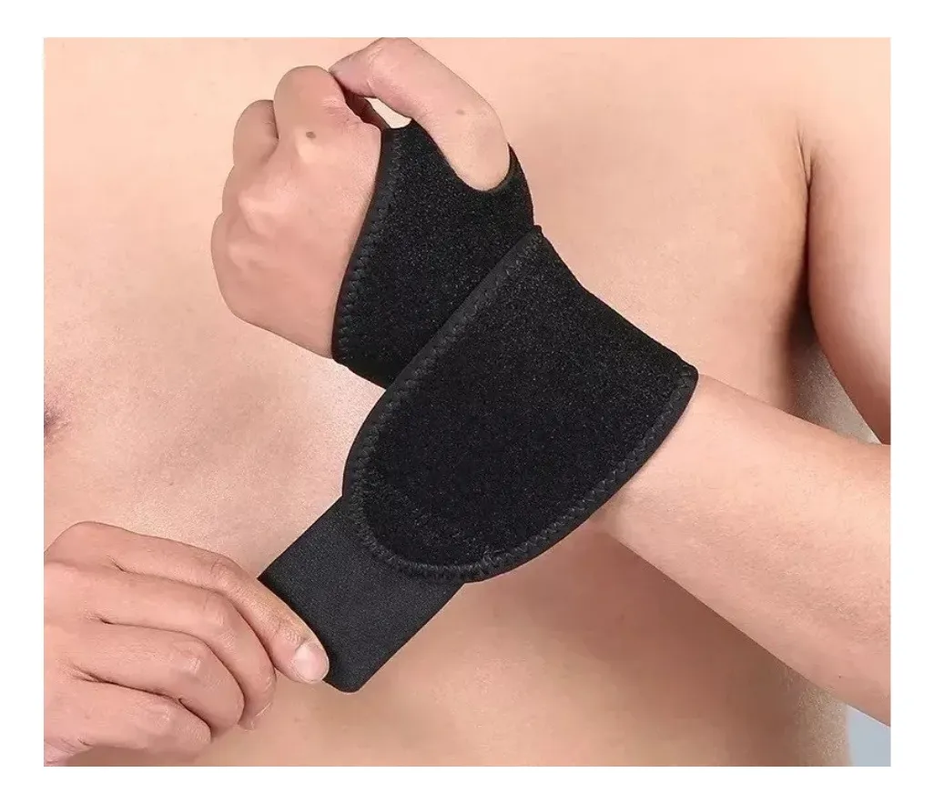 VENDA MUÑEQUERA ELASTICA ORTOPEDICA COMPRESIÓN MUÑECA MANO - 4
