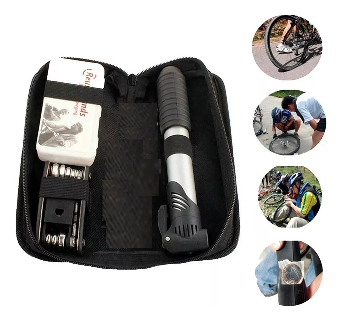 KIT DE HERRAMIENTAS PARA BICI SET PARA CICLISTAS PINCHAZO - 2