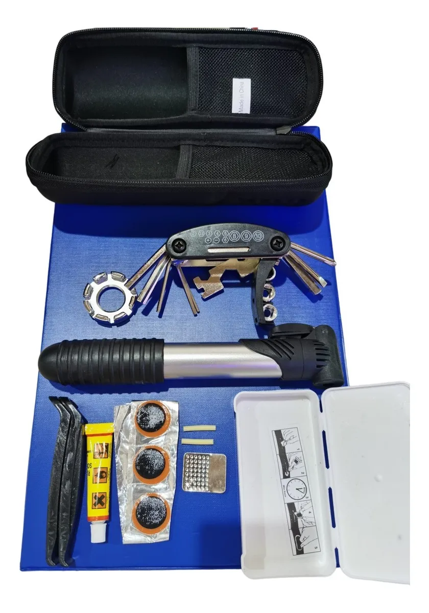 KIT DE HERRAMIENTAS PARA BICI SET PARA CICLISTAS PINCHAZO - 3