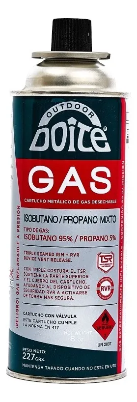 GAS DOITE PROPANO BUTANO COCINILLA SOPLETE 227 UNIDAD - 1