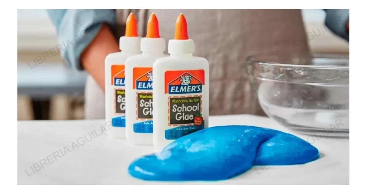 PEGAMETO GLITTER COLOR VIOLETA MARCA ELMERS 177ML BRILLANT - 4
