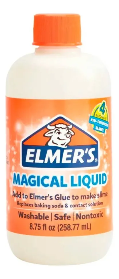 PEGAMENTO LÍQUIDO ELMER'S ACTIVADOR COLOR TRANSPARENTE NO TÓXICO - 1