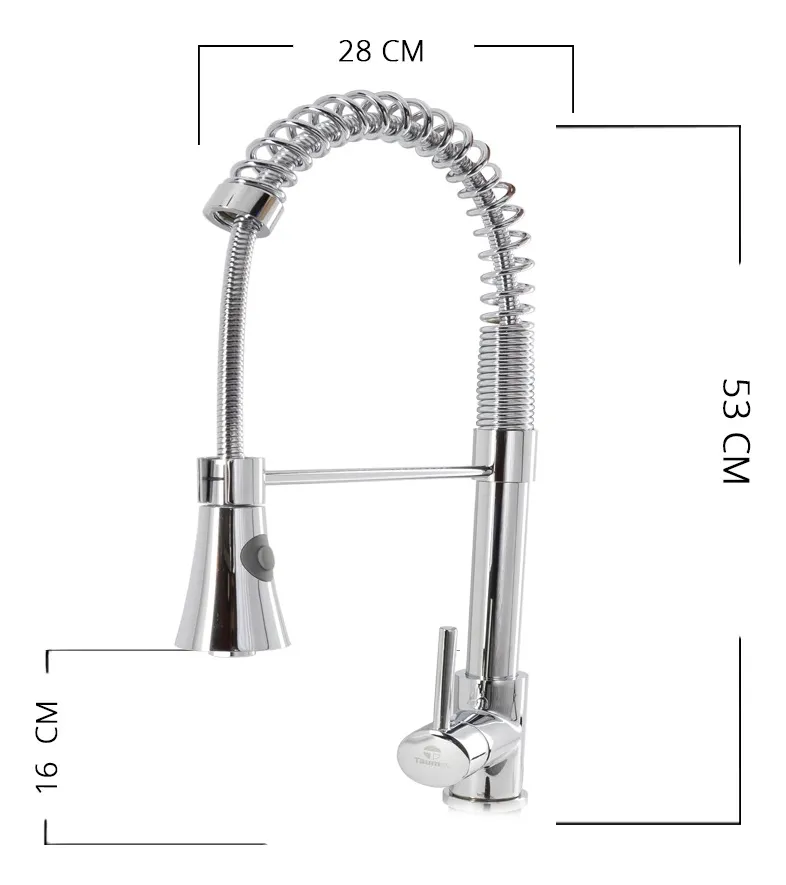 LLAVE GRIFO MONOMANDO LAVAPLATOS PROFESIONAL COLOR PLATEADO - 5