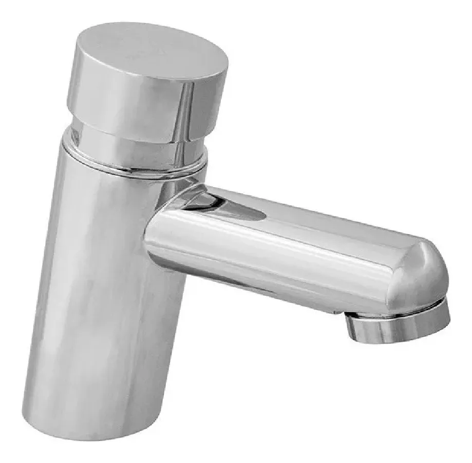 LLAVE LAVAMANOS LAVATORIO TEMPORIZADA CILÍNDRICA TAUMM 6 SEG - 2