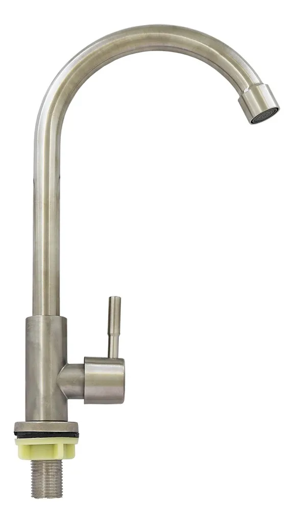 LLAVE LAVACOPAS ACERO INOXIDABLE ACABADO CEPILLADO COLOR PLATEADO - 2