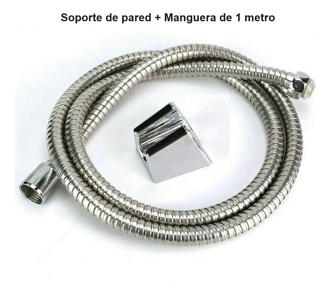 DUCHA BIDET KIT COMPLETO LLAVE INODORO WC TAUM 1 METRO - 2