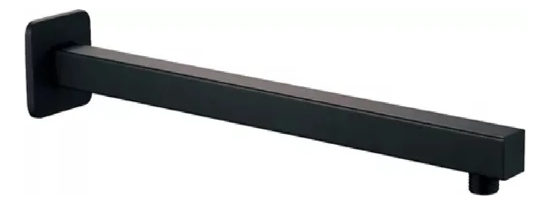 BRAZO DE DUCHA 40 CMS NEGRO MATE ACERO INOX SCHWARTZ TAUMM - 1