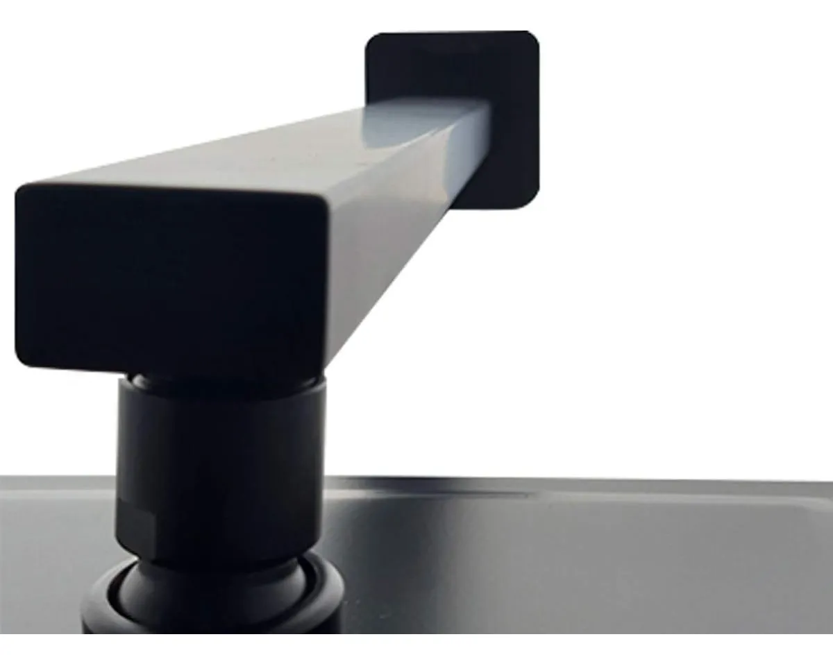 BRAZO DE DUCHA 40 CMS NEGRO MATE ACERO INOX SCHWARTZ TAUMM - 4
