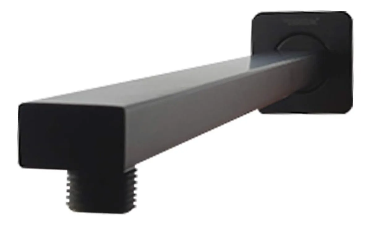 BRAZO DE DUCHA 40 CMS NEGRO MATE ACERO INOX SCHWARTZ TAUMM - 5