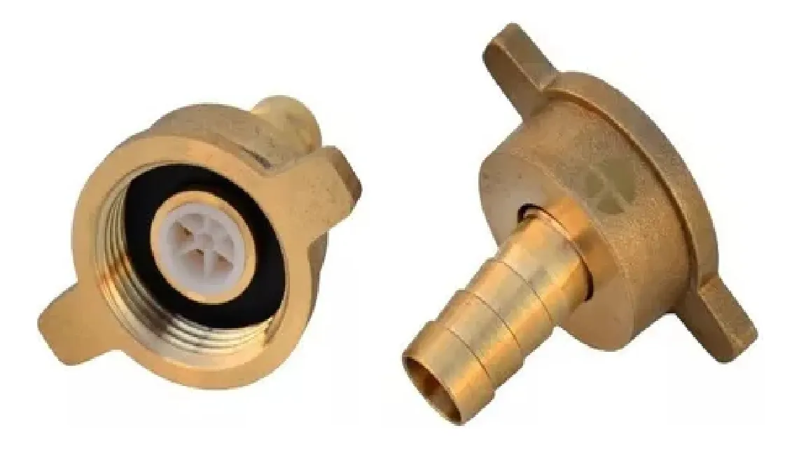 ADAPTADOR UNION METALICO MANGUERA 1/2 PARA LLAVE 1/2 TAUMM - 1