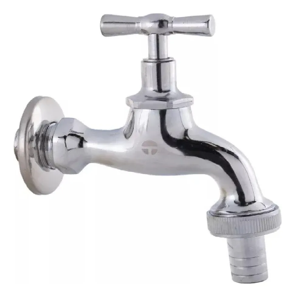 LLAVE LAVADERO CON FLANGE HE HE 1/2 X 3/4 TAUMM - 1