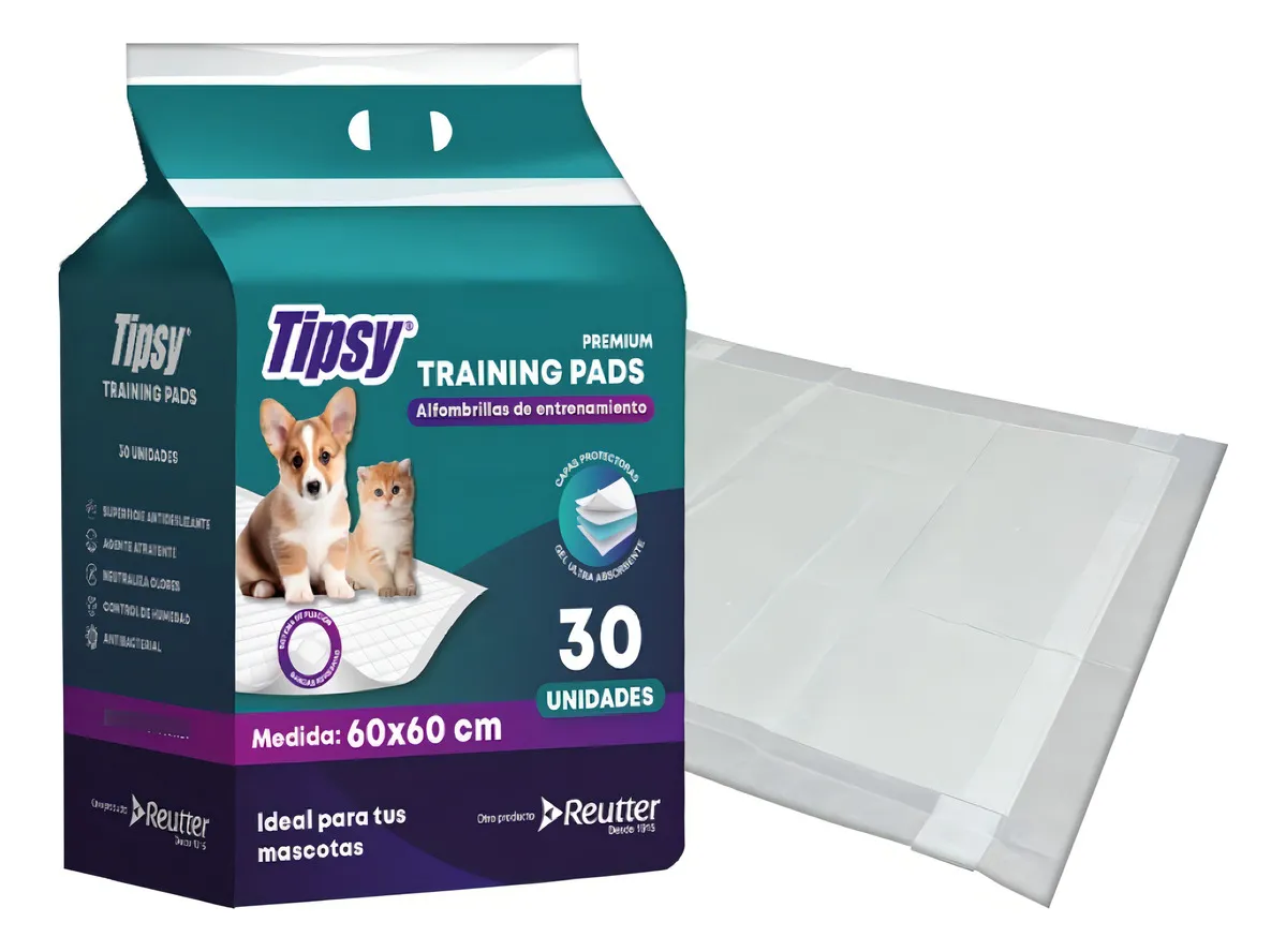 SABANILLAS DE ENTRENAMIENTO MASCOTA 60 X 60 REUTTER 30 UNID - 4