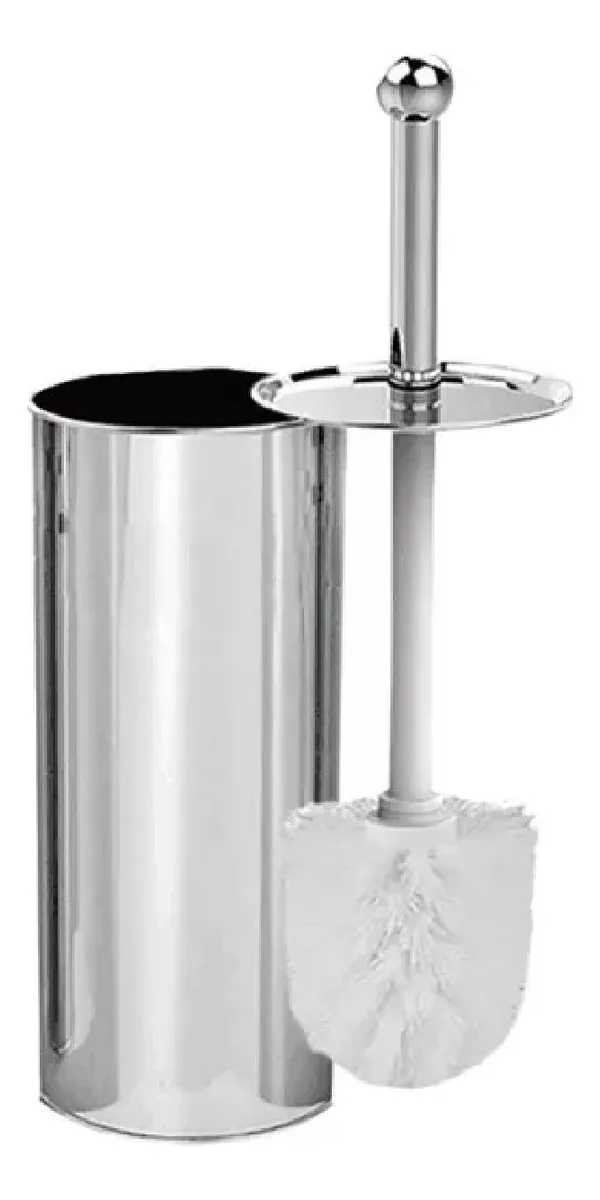 ESCOBILLA CEPILLO LIMPIA WC BAÑO ACERO INOXIDABLE TAUMM - 1
