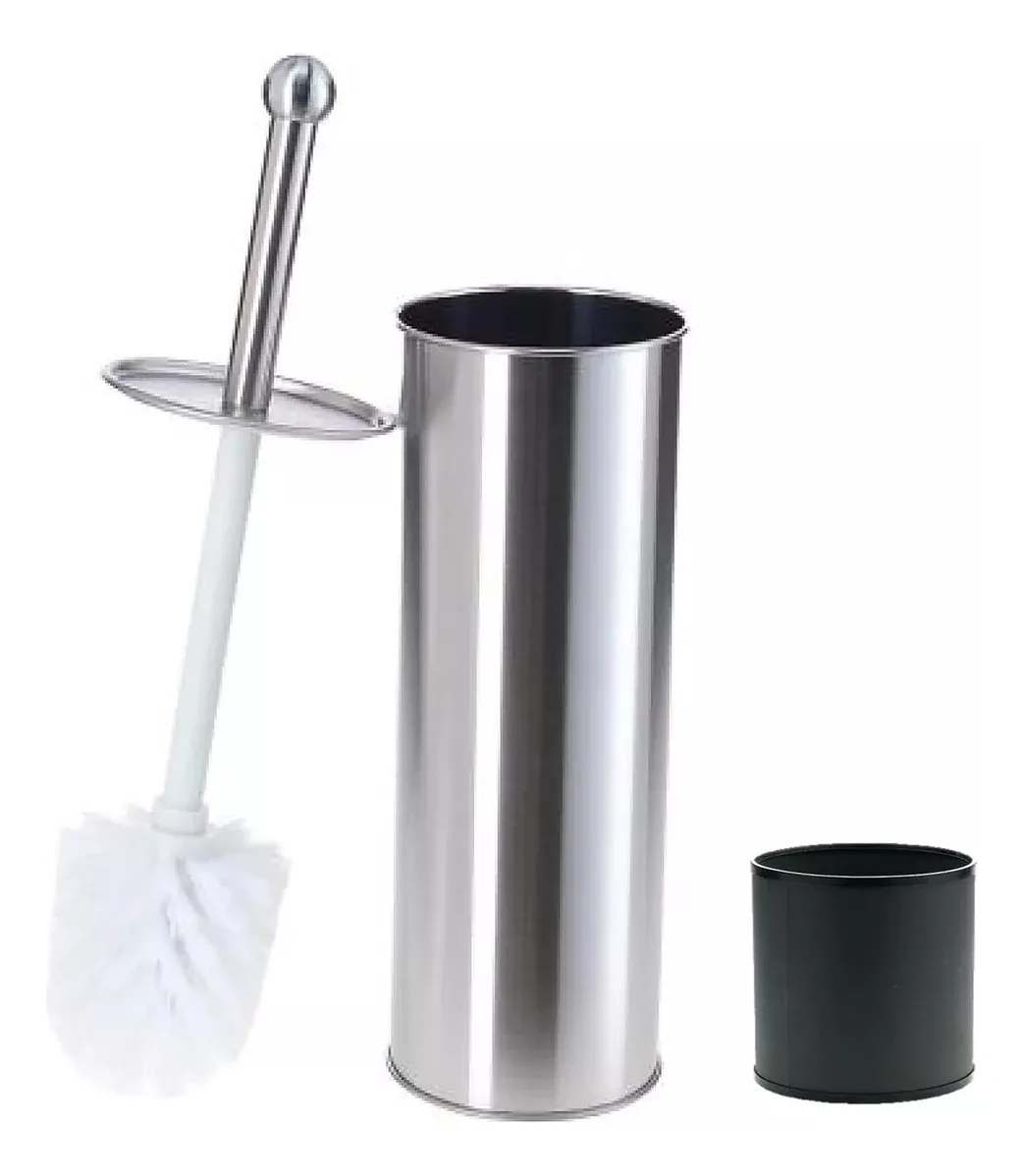 ESCOBILLA CEPILLO LIMPIA WC BAÑO ACERO INOXIDABLE TAUMM - 2