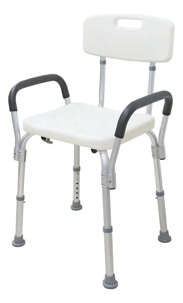ASIENTO SEGURIDAD REGULABLE CON RESPALDO Y APOYABRAZOS COLOR BLANCO - 1