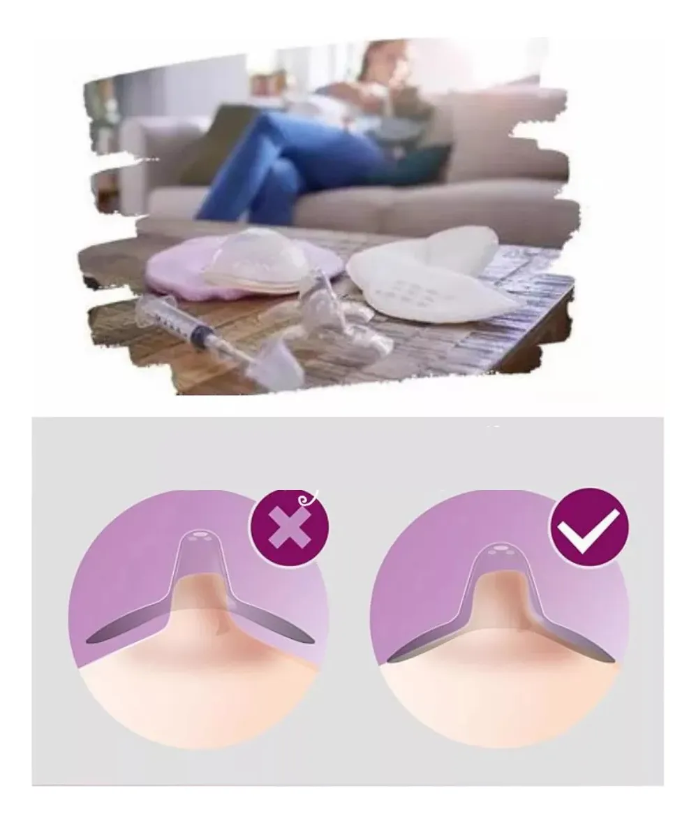 PROTECTOR PEZONERAS PARA LACTANCIA SILICONA UN PAR CON CAJA - 4