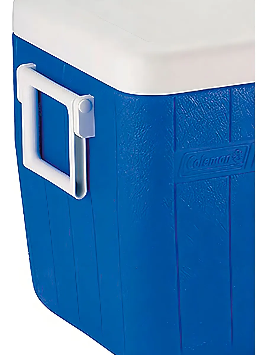NEVERA COLEMAN BLUE DE 48 CUARTOS DE GALÓN Y 45,4 LITROS CON ASA - 2