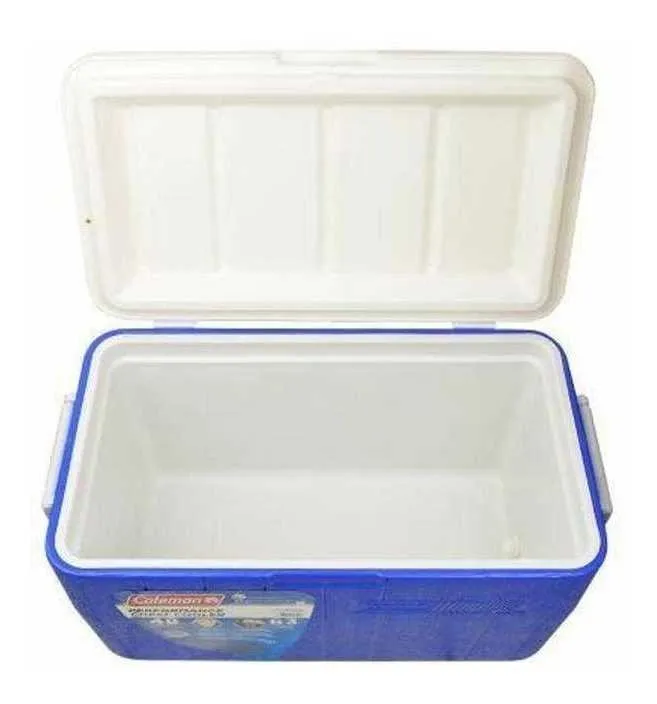 NEVERA COLEMAN BLUE DE 48 CUARTOS DE GALÓN Y 45,4 LITROS CON ASA - 3