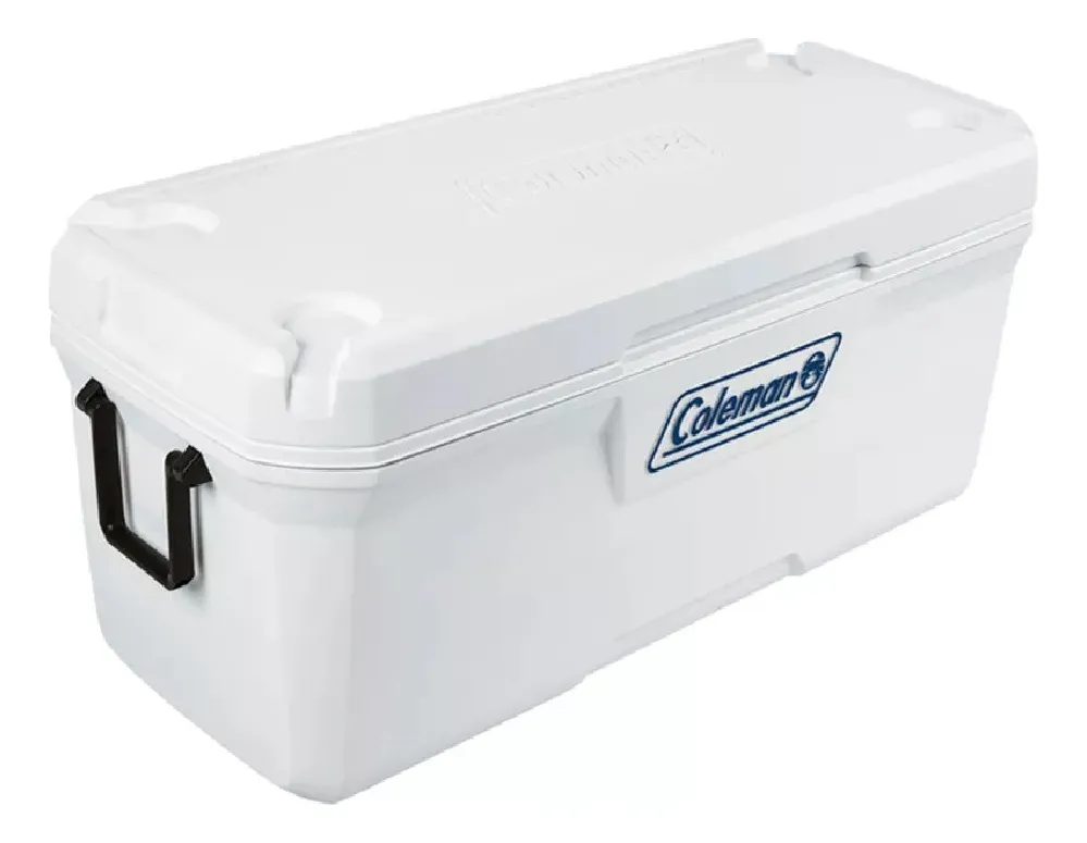 COOLER COLEMAN MARINE 113 LITROS 120QT BLANCA UVGUARD - 1
