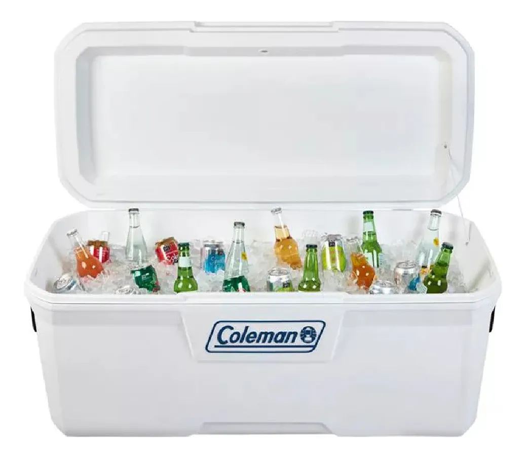 COOLER COLEMAN MARINE 113 LITROS 120QT BLANCA UVGUARD - 4