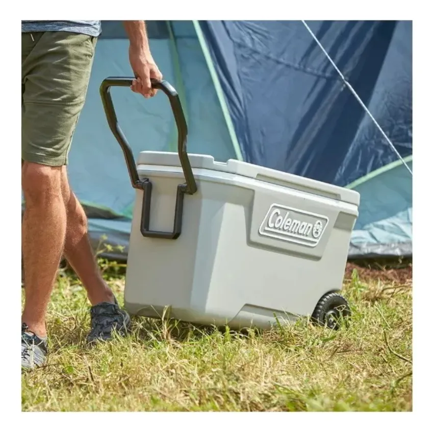 COOLER CON RUEDAS COLEMAN ROCK GRIS 316 62 QT / 58 LT - 3