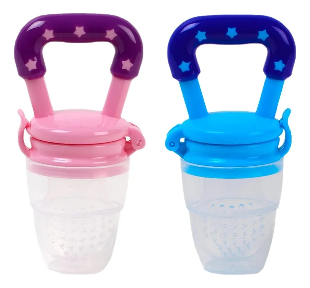 CHUPETE FRUTA BEBE MORDEDOR RASCA ENCÍAS BEBÉS CHUPE SILICON - 5