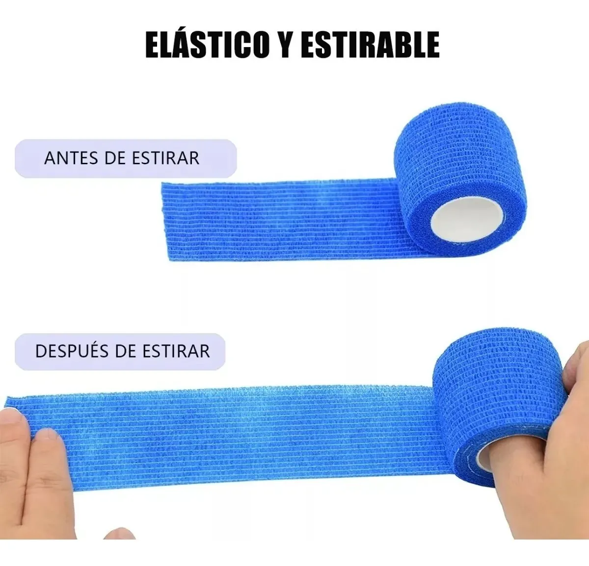 VENDA ELÁSTICA COBAN AUTOADHERIBLE DE 5 CM X 4.5 M, (UNIDAD) - 4