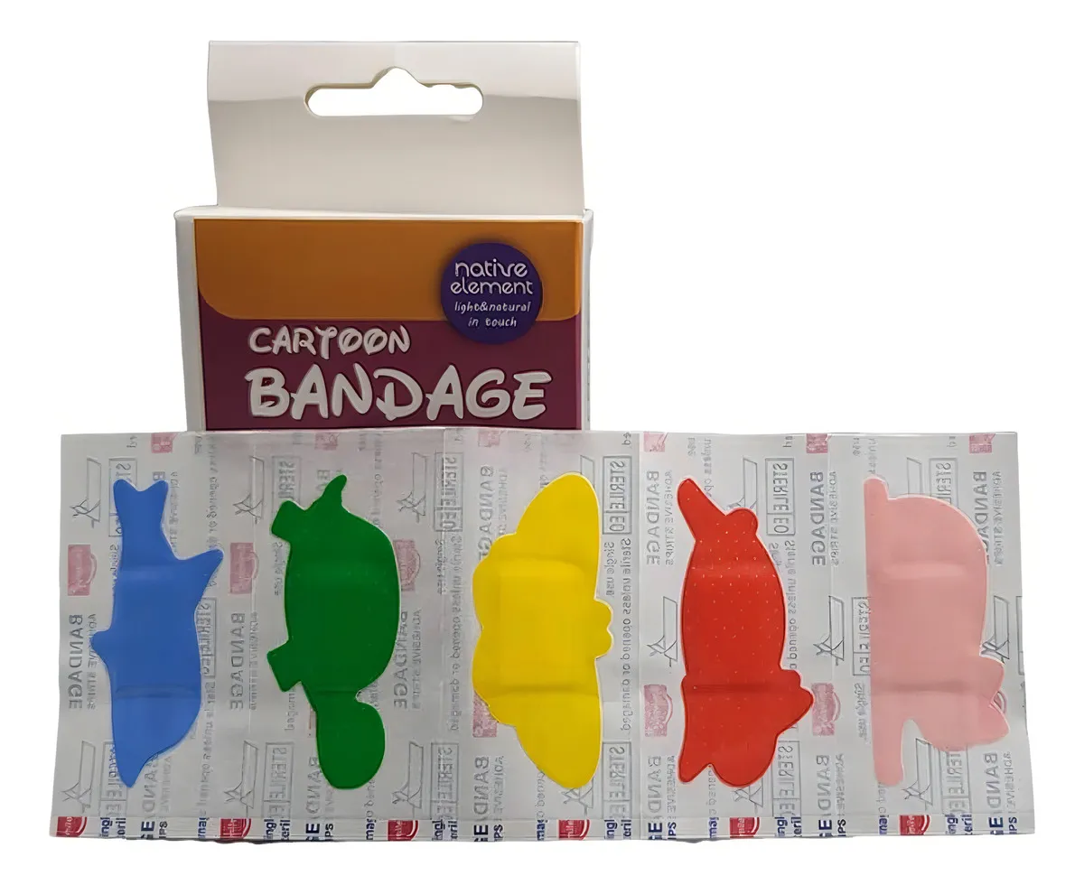 PACK 30 PARCHES CURITAS 5 FORMAS ANIMALES APRUEBA DE AGUA - 4
