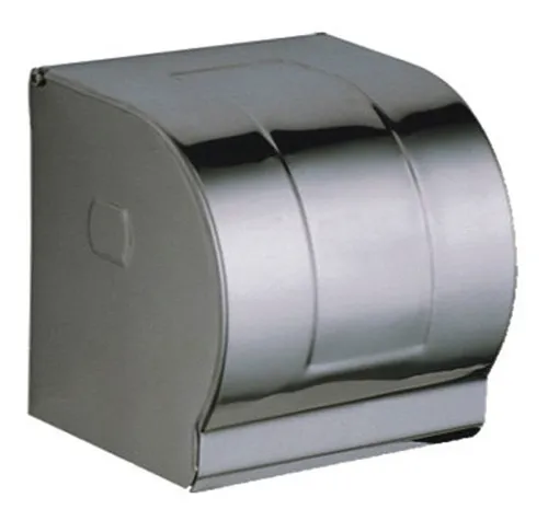 PORTA PAPEL HIGIÉNICO WC METALICO REDONDO - 1