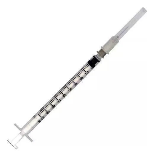 PACK 100 JERINGAS TUBERCULINA DESECHABLES 1 ML/CC 27G - 1