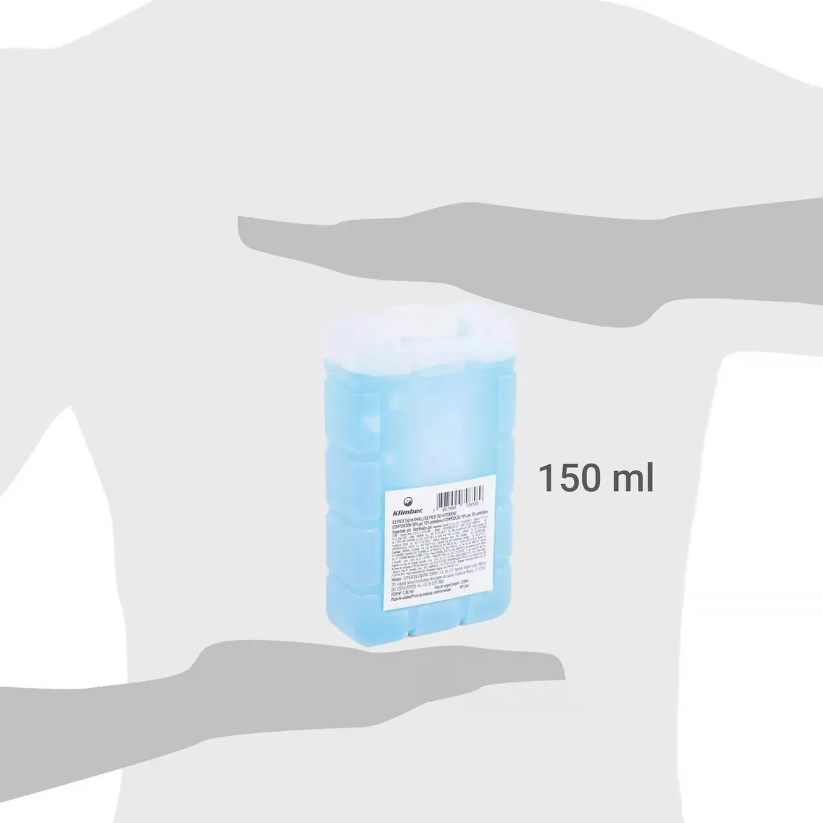 ICE PACK HIELO ARTIFICIAL GEL SMALL 150ML KLIMBER 2 UNIDADES - 4