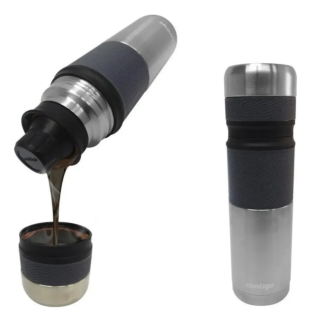 TERMO CONTIGO PARA MATE 739 ML INOX THERMALOCK SIN BPA COLOR GRIS - 2