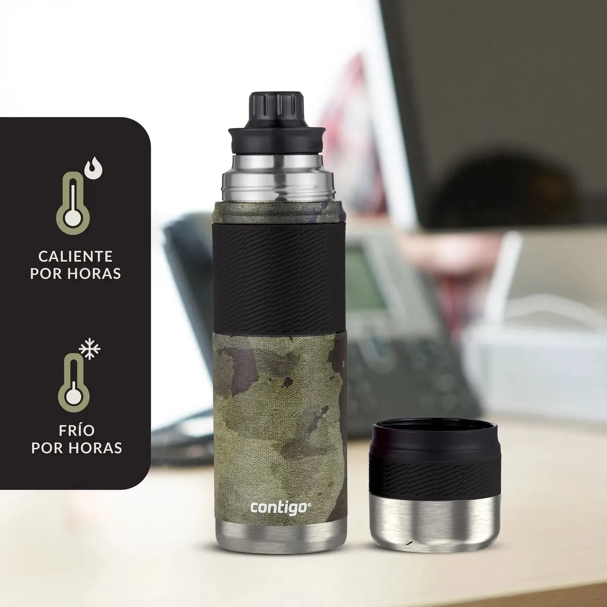 TERMO CONTIGO 739 ML COUTURE CAMUFLADO TEXTURED - 5