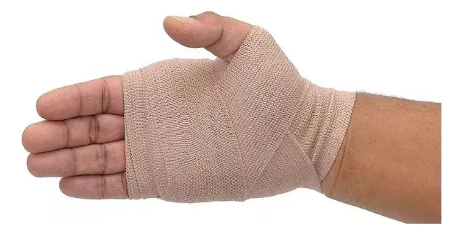 VENDA ELASTICA 7.5 CM X 4.5 MT + 2 GANCHO SUJETADOR UNIDAD - 3