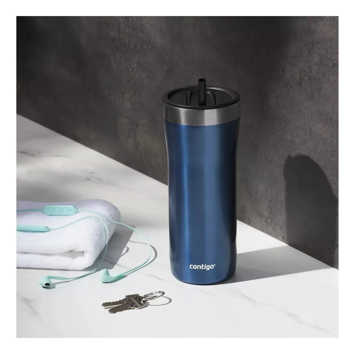 VASO TERMICO CONTIGO CON BOMBILLA STREETERVILLE 946 ML AZUL - 3
