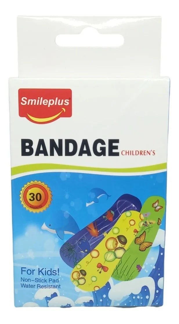 PARCHE CURITA DISEÑO INFANTIL 30 UNIDADES RESISTENTE AL AGUA - 5