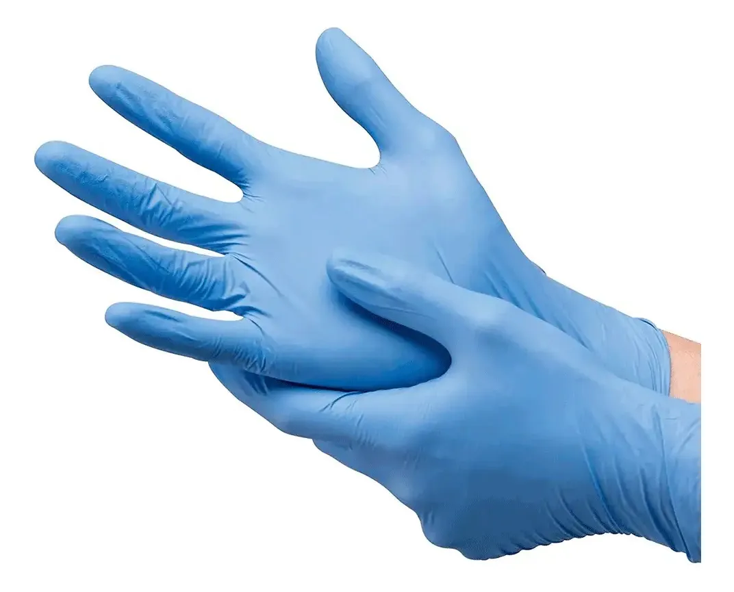 GUANTES NITRILO AZUL TALLA L CLEANCARRIER CAJA X 100 UNI - 2