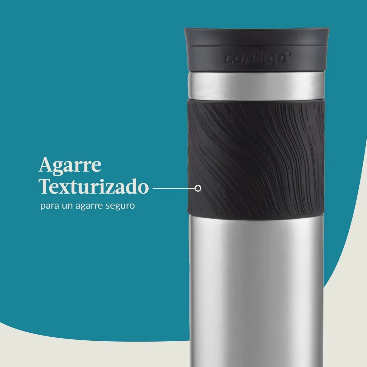 VASO TÉRMICO CONTIGO BYRON 2.0 710ML 24OZ STAINLESS STEEL - 3
