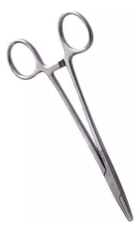 PINZAS QUIRURGICA 14CM PORTA AGUJA ACERO QUIRURGICO PINZA - 2