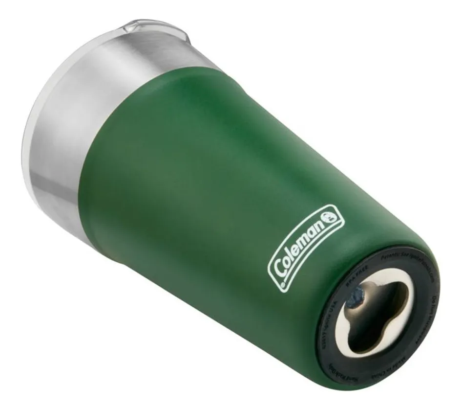 VASO TERMICO CON DESTAPADOR COLEMAN ® FRIO CALOR 600ML VERDE - 2