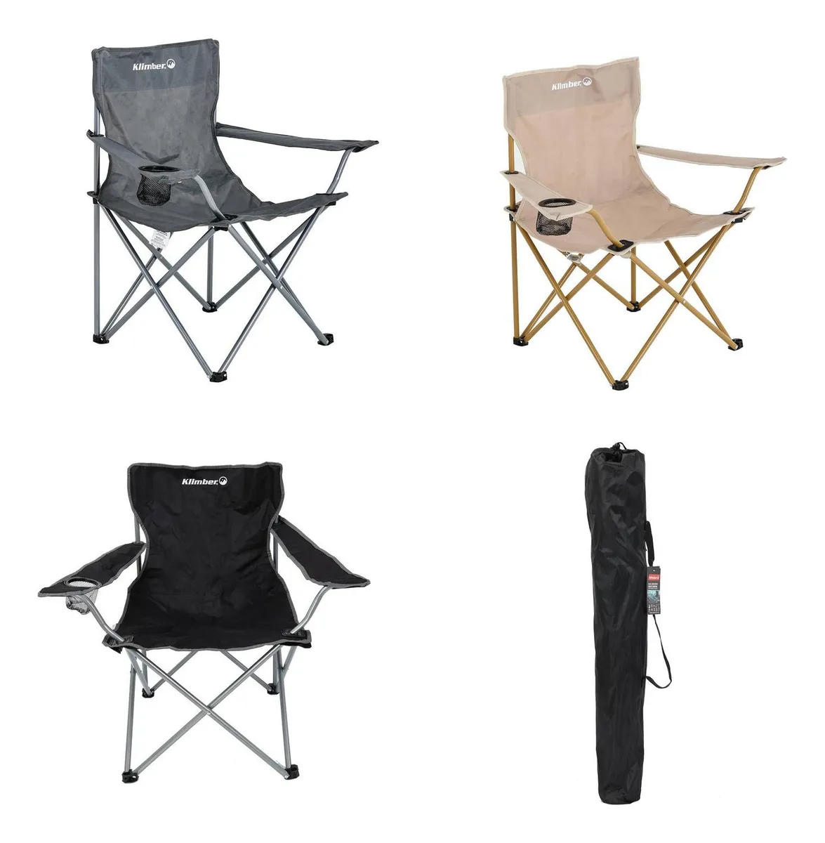 SILLA PLEGABLE CON APOYABRAZOS 80X54 CM COLORES SURTIDOS - 1